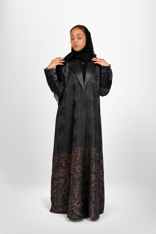 Fie Abayas-(Black)