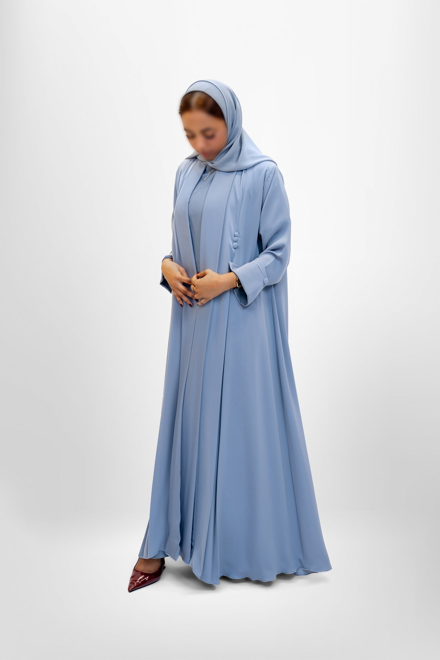 Bouthaina Abaya -(Grey)