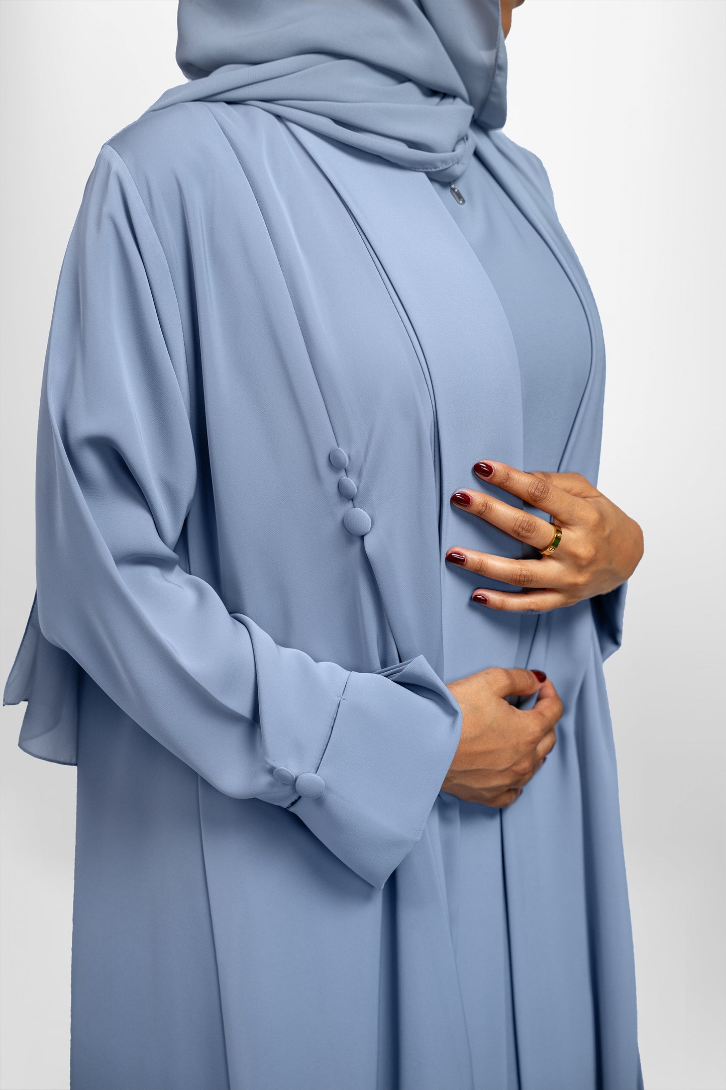 Bouthaina Abaya -(Grey)