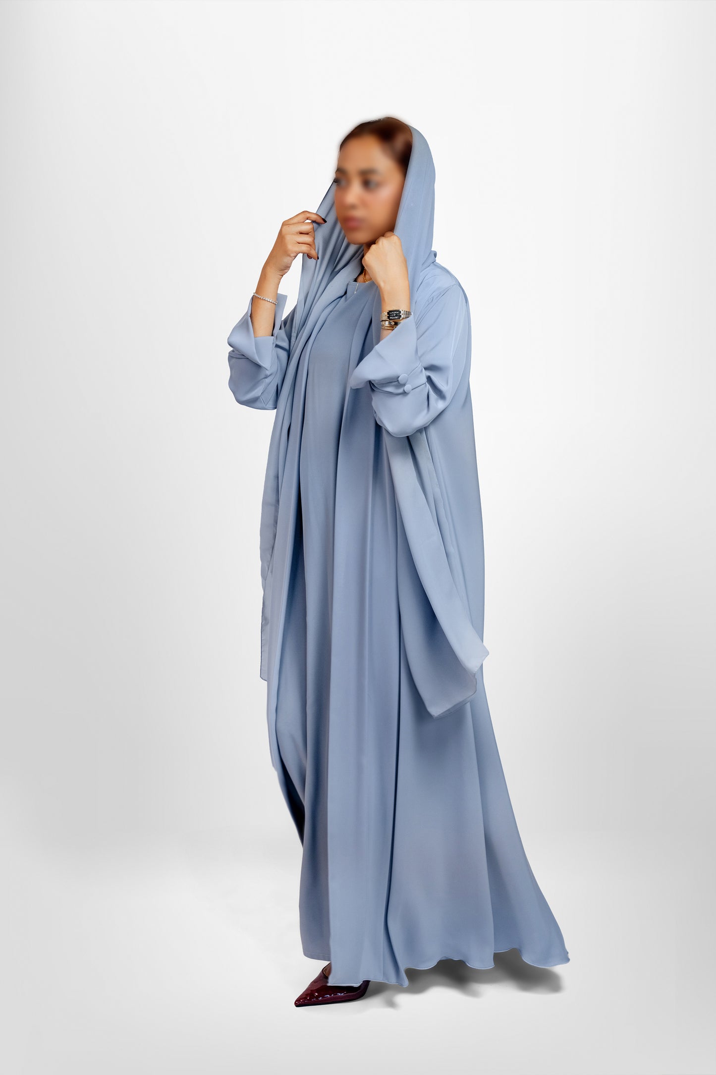 Bouthaina Abaya -(Grey)