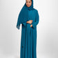Bouthaina Abaya -(Blue Petrol