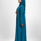 Bouthaina Abaya -(Blue Petrol
