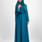 Bouthaina Abaya -(Blue Petrol