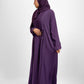 Bouthaina Abaya-(Dark purple)