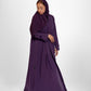 Bouthaina Abaya-(Dark purple)