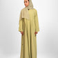 Bouthaina Abayas-(Olive Green)