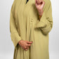 Bouthaina Abayas-(Olive Green)