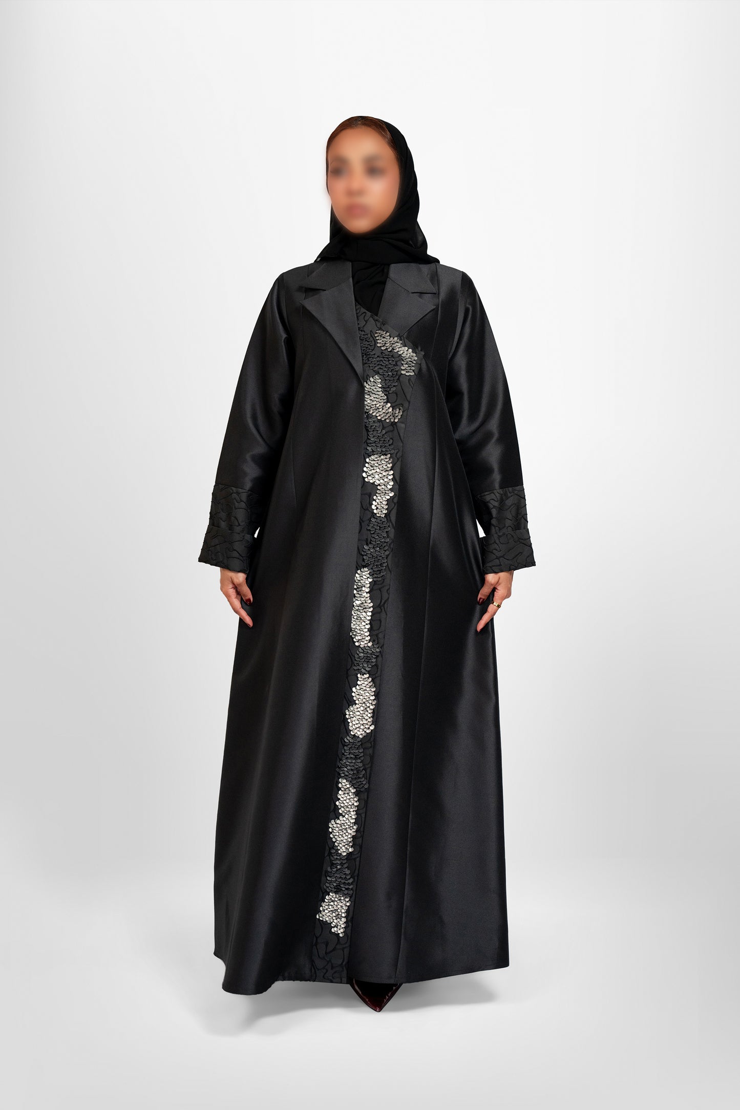 Blazer Abayas-(Black)