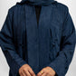 Bouthaina Abayas-(Navy Blue)