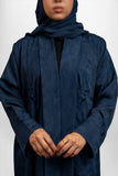 Bouthaina Abayas-(Navy Blue)