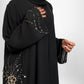Bouthaina Shifon Abaya-(black)