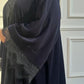 Hajar 01 Abaya (Velvet dentelle)
