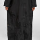Black Abaya with Black Crystal Embellishments - Nabila 03
