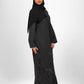 Black Abaya with Black Crystal Embellishments - Nabila 03